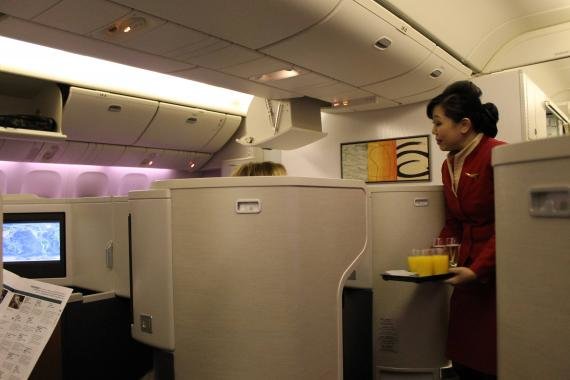 Cathay Pacific Review Business Class New York, JFK to Hong Kong, HKG – CX845