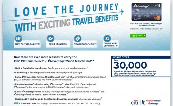 Review: Citi Platinum Select / AAdvantage World MasterCard