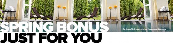 Earn up to 25,000 bonus Gold Points with Club Carlson Spring Promotion