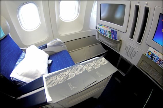 Aircalin Business Class Review Osaka (KIX) to Noumea (NOU) A330 and KIX Air Side Lounge Review
