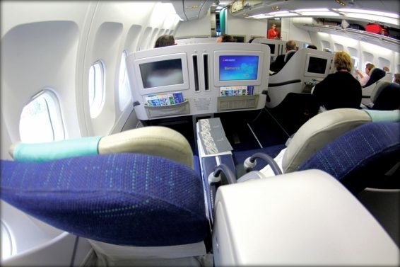 Aircalin Business Class Review Osaka (KIX) to Noumea (NOU) A330 and KIX Air Side Lounge Review