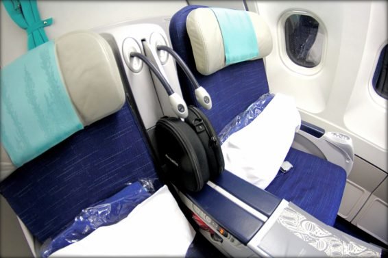 Aircalin Business Class Review Osaka (KIX) to Noumea (NOU) A330 and KIX Air Side Lounge Review