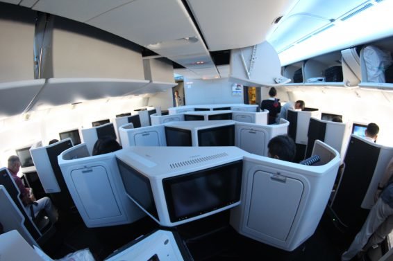 Japan Airlines Regional Business Class Review Tokyo (HND) to Bangkok (BKK), 777 SKY SUITES Herringbone (Zodiac Layout) and Sakura Lounge Tokyo Review