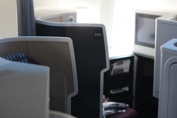 Japan Airlines Regional Business Class Review Tokyo (HND) to Bangkok (BKK), 777 SKY SUITES Herringbone (Zodiac Layout) and Sakura Lounge Tokyo Review