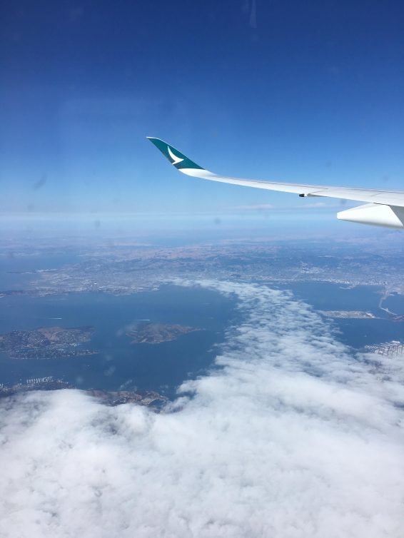Cathay Pacific Economy Review Cebu (CEB) to Hong Kong (HKG) A330, Plaza Premium Lounge Cebu Review and Cathay Pacific Economy Review Hong Kong (HKG) to San Francisco (SFO) A359
